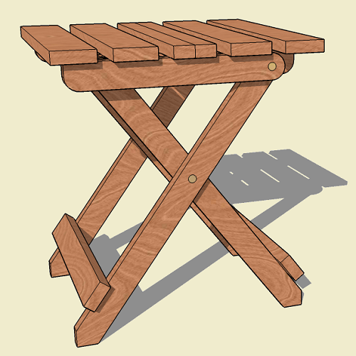 Collapsible Folding Adirondack Table Plan - Jackman Works